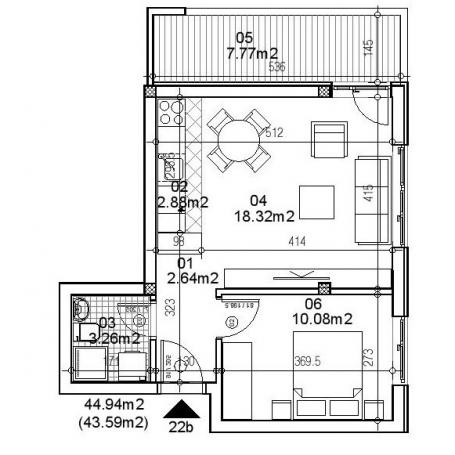 NOVI SAD - TELEP - 40. 35 m2