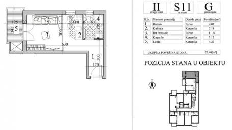 NOVI SAD - NOVA DETELINARA - 25. 40 m2