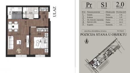 NOVI SAD - TELEP - 38. 33 m2