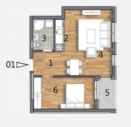 NOVI SAD - TELEP - 45. 90 m2