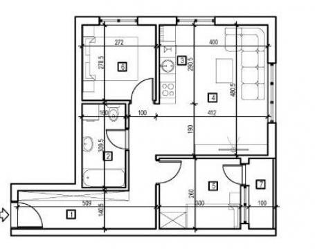 NOVI SAD - ADICE - 54. 42 m2