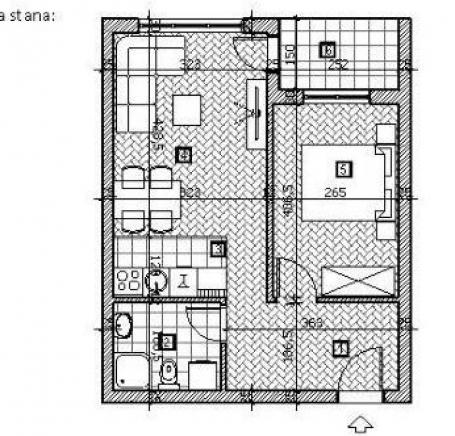 NOVI SAD - ADICE - 43. 32 m2