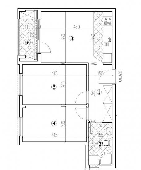 NOVI SAD - SAJAM - 48. 99 m2