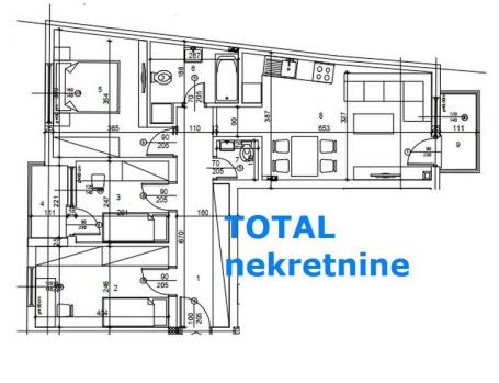 3. 5 Troiposoban stan NOVI SAD, 165630€