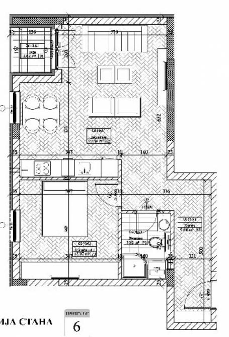 BULEVAR EVROPE, 52 m2, 123130€