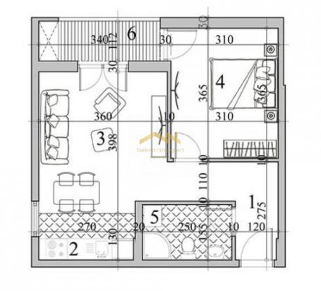 Prodaja, Stan, 42m2 , Nova detelinara