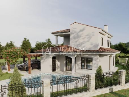 Buje-surroundings, attractive house with swimming pool in a quiet location - NEW CONSTRUCTION