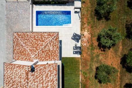 Novigrad-Umgebung, Doppelhaushälfte mit Pool und Meerblick