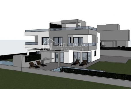 Umag, surroundings - modern semi-detached villa with pool on TOP!!! location