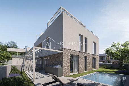 ISTRIA, NOVIGRAD - SURROUNDINGS - Modern and luxurious apartment on the ground floor with a garden i