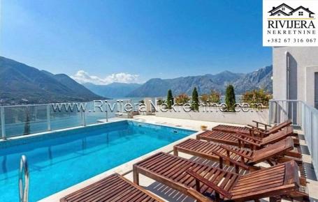 For sale two bedroom apartment in a complex with a swimming pools Dobrota Kotor