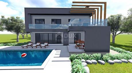 ISTRIA, LABIN - House with swimming pool under construction