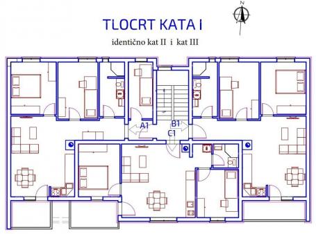 Apartment Pula. New project, apartments under construction.