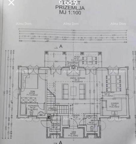 Građevinsko zemljište Prodaja građevinskog zemljišta sa građevinskom dozvolom i projektom, Pula!  Va