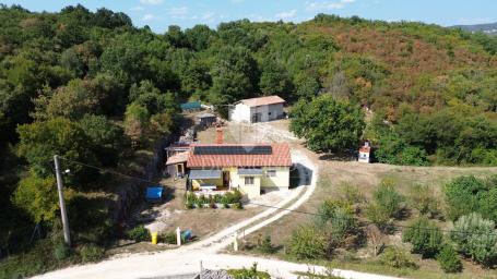 Labin, Umgebung, Haus mit Blick auf Rabac