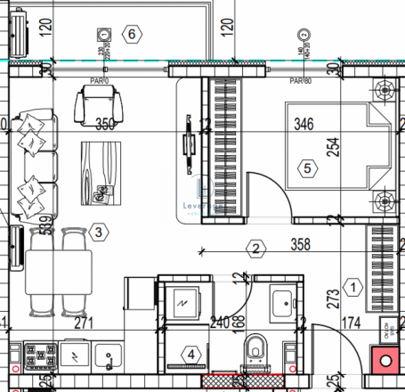 Novogradnja, Strelište, 39 m2, cena bez pdv-a