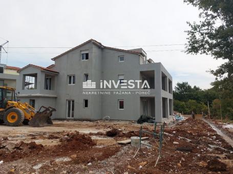 Poreč okolica - stan A 50 m2 u prizemlju, novogradnja