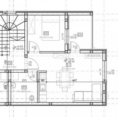 Adice- Lep Jednoiposoban stan 40 m2 u Izgradnji-mogućnost povrata PDV-a-065/385 8880