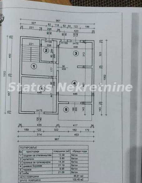 Stan-Klisa -72 m2