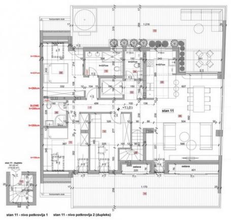 Petrovaradin-Fantastičan Četvorosoban PentHaus 181 m2 u Novogradnji-povrat PDV-a-065/385 8880