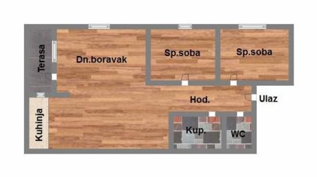 Trosoban stan -cena sa pdv-om- Adice!