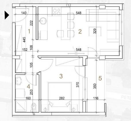 NOVI SAD - TELEP - 42. 64 m2