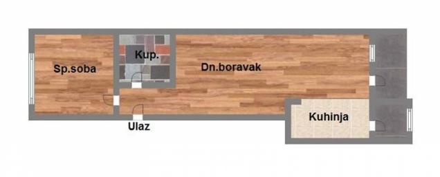 Odličan stan na Petrovaradinu - izgradnja, 40m2