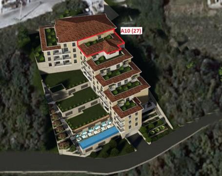 Complex in Bečići, just 700 m away from the sea; One bedroom apartment 59 m2