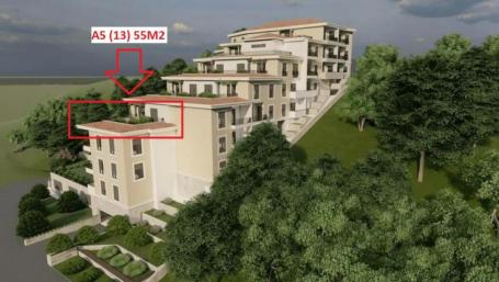 Complex in Bečići, just 700 m away from the sea; One bedroom apartment 56 m2