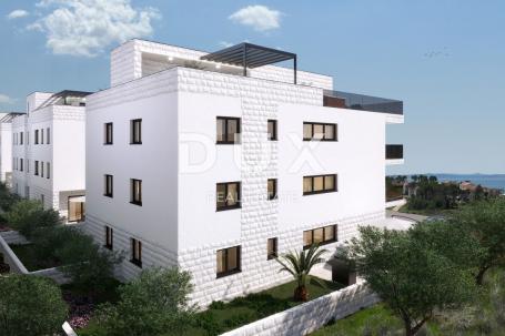 DALMATIA, PRIVLAKA New construction on the ground floor with a garden!