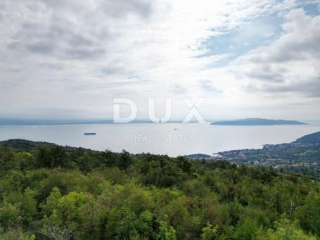 OPATIJA, VEPRINAC - building plot 600m2 with sea view for family house/ villa/ apartments/ house for