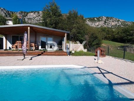 NOVI VINODOLSKI, BRIBIR - house with pool built in 2021