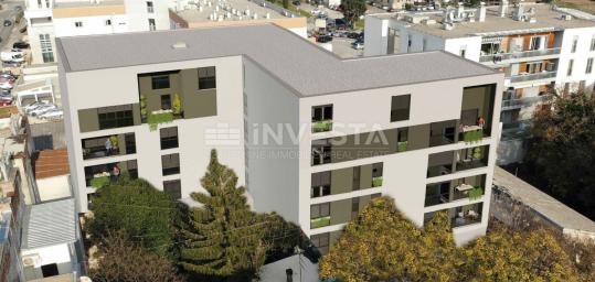 Pula, Center, duplex apartment on the 4th floor 127.92 m2, 4 bedrooms + living room, new building