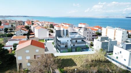 ZADAR, NIN - Apartment in a new building with a pool near the sea S1