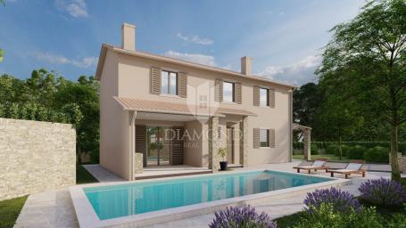 Central Istria, newly built house with swimming pool