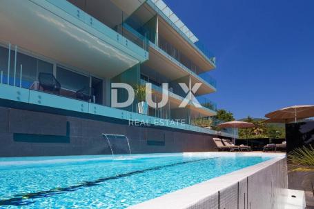 OPATIJA, CENTER - luxurious apartment in a new building with a pool, view, 150m from the sea