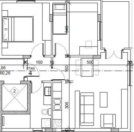 Dvoiposoban stan u novogradnji sa povraćajem PDV-a, Palilula ID#5387