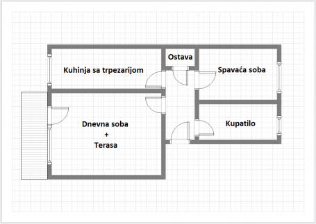 NOVI SAD - PODBARA - 48. 00 m2