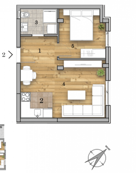 NOVI SAD - TELEP - 37.37 m2