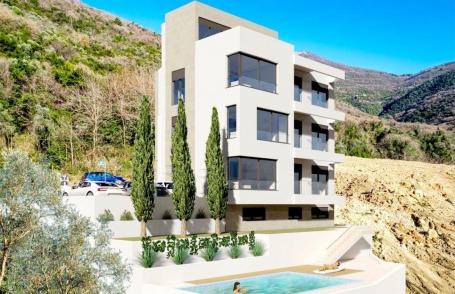 Dvosoban stan u stambenom kompleksu u izgradnji, Tivat, Donja Lastva