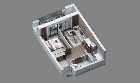 PROJEKT JAHORINA - zgrada E apartman 42, 6. kat