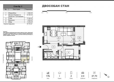 NOVI SAD - ADICE - 47.70 m2