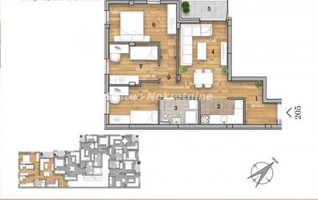 Na prodaju četvorosoban stan – 69,13 m², Novi Sad