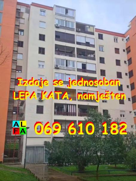 LEPA KATA: Izdaje se namješten, jednosoban stan !!!