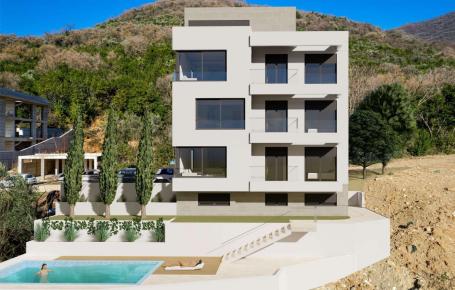 Dvosoban Stan 70m² u Novogradnji sa Bazenom i Parkingom – Donja Lastva, Tivat