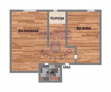 41m2 dvosoban stan u mirnom delu Adica