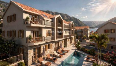 One-bedroom apartment for sale in Risan in a new complex near the sea