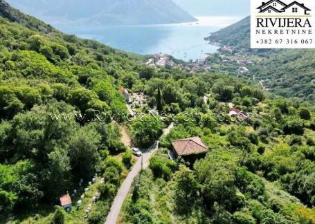 Two stone properties for reconstruction for sale Morinj Kotor