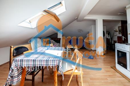 Jednosoban  stan, potkrovlje, VI  sprat, Knjaževačka, 48 m2